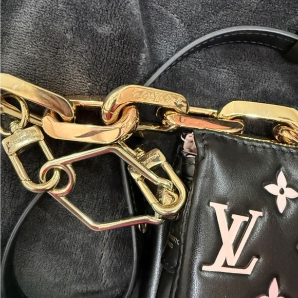Louis Vuitton Coussin BB Black with Gold and Pink Accents - Picture 12 of 16